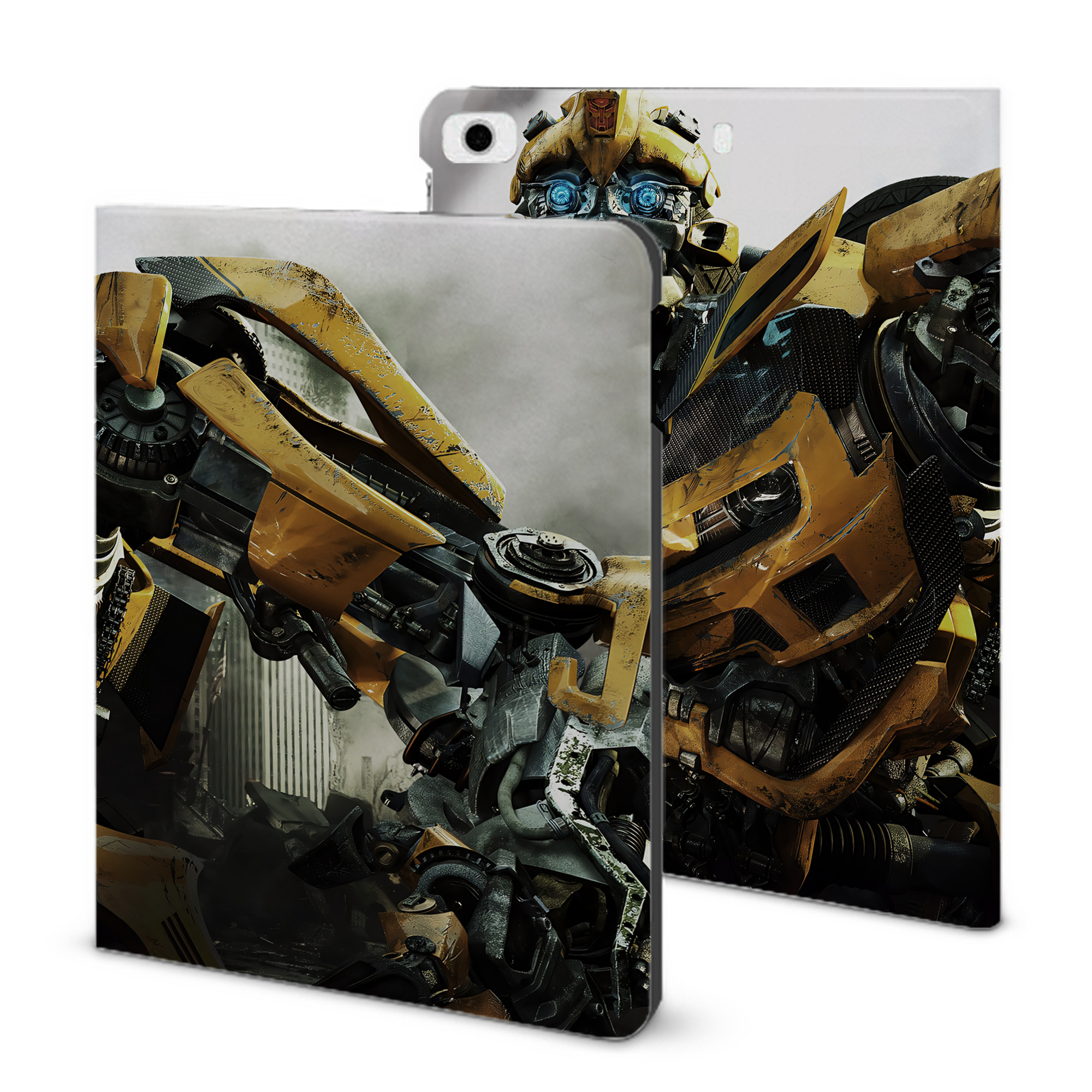 （画像用） Transformers トランスフォーマー IPad ケース ブック型 PUレザー TPU 耐衝撃 軽量 薄型 ペン収納なし 全面保護 IPad 各モデル対応